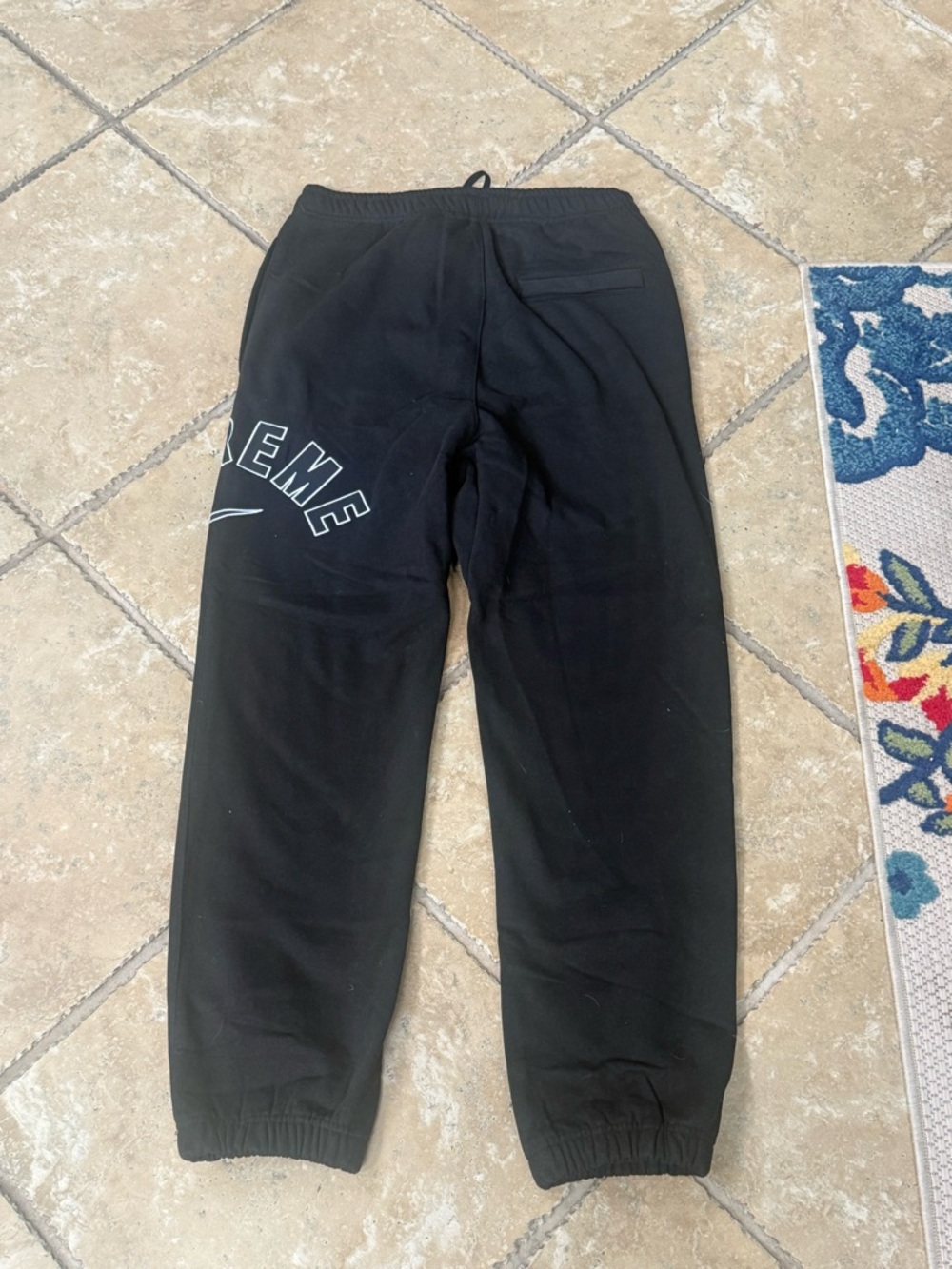 Supreme x Nike Black Sweatpants - Picture 4 of 5